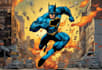 draw superhero action comic