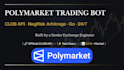 build an automated polymarket trading bot with arbitrage and custom strategy