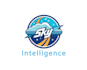design modern tech sky intelligence logo