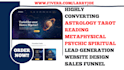 generate spiritual, astrology, tarot reading, metaphysical psychic leads website