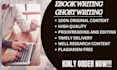 be your romance ghostwriter, ghostwriter do books and ebook writing