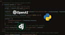 develop your web application using python, django, restapi