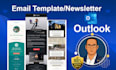 design outlook HTML email newsletter template