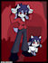 digital drawings about ocs, fanarts, furrys and icons