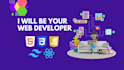 do frontend web development, figma to HTML CSS react js