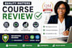 review your online course using quality matters standards