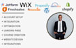 be wix va setup setup moodle talentlms shopify proposify freshsales wordpress