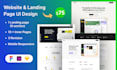 design a professional, creative and unique website