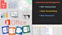 be your perfect data entry, web research and copy paste VA