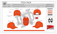 design custom hat and cap with tech pack with mockup