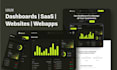 do saas website, nft, crm, dashboard, and web app uiux design