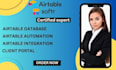 setup airtable automation, airtable database, be your airtable expert