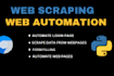 do scraping and web automation using selenium, playwright, bs4