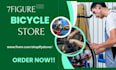 design branded bicycle shopify store motorcycle store auto part store automotive