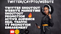 twitter shoutout website yt promotion undefined crypto memecoin