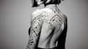creat black and white geometric artistic tattoo design