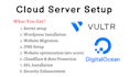 setup wordpress on digitalocean, vultr, hetzner, AWS, linode, and gcloud