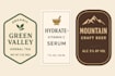 custom product label design creative modern and attractive