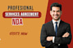 write service contract and operating agreement for business