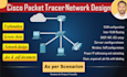 do cisco packet tracer lab project as per scenario