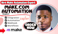 setup make com automation, made com workflow, make automation zapier automation