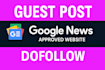 create an SEO guest blog post with manual outreach