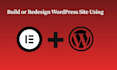 modern elementor all wordpress websites