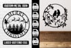design custom metal wall art sign, teelaunch, laser cutting