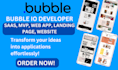 be your bubble io developer for mobile apps