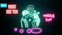 create premium neon hand drawn animated lyrical video