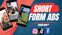 create high converting short video ads for dropshipping products
