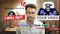 do professional video editing and youtube video editing
