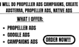 do propeller ads campaigns, create adsterra, propeller ads, native ads
