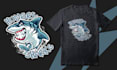 design any custom tshirt merch graphic
