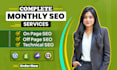 provide complete monthly SEO service for any business