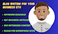 write GEO generative engine optimized articles and blogs