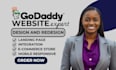 do godaddy website design godaddy website redesign develop godaddy website