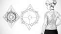 make quick geometric unique tattoo design for you