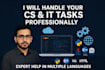 do computer science and IT related tasks