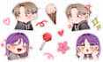 draw chibi anime sticker for digital or print use
