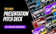 design powerpoint presentation PPT google slide investor pitch deck update edit