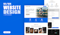 create an attractive website design in figma