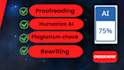 humanize, proofread, and rewrite ai generated content