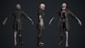 3d zombie,alien character,3d creature,3d monster,venom,ue5,horror model,humanoid