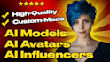 create consistent ai influencer avatars