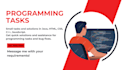 do programming tasks in cpp java javascript and phython