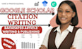 increase google scholar citation,write backdated and publish research articles
