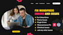 fix wordpress issues, woocommerce, plugin issues website error, wordpress error