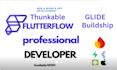 be your flutter flow  thunkable adalo glide mobile app buildship developer