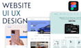 design modern landing page in figma